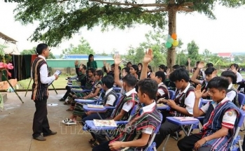 Độc đáo lớp học cồng chiêng tại Đắk Nông