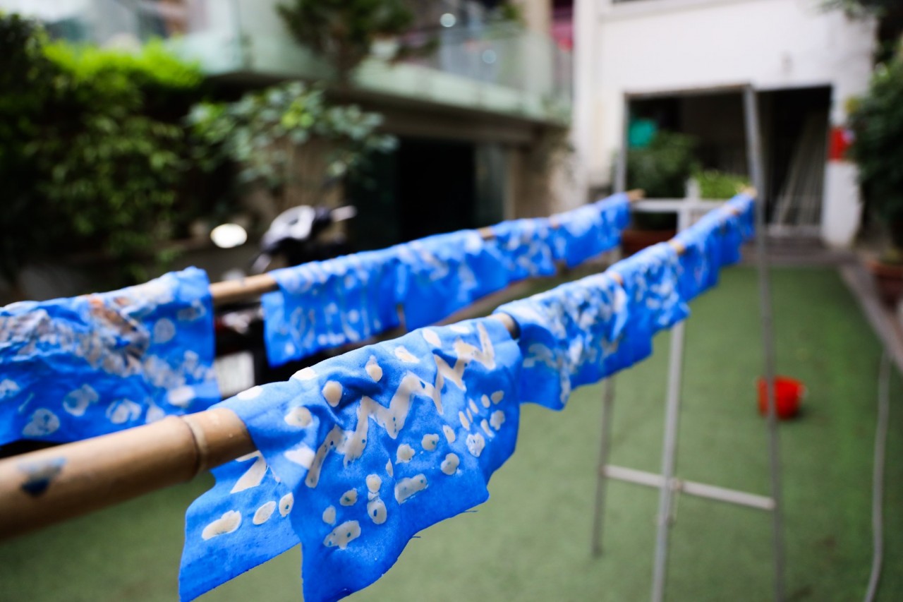 Sản phẩm của các bạn học sinh. Ảnh: Bảo tàng Phụ nữ Việt Nam Sản phẩm của các bạn học sinh. Ảnh: Bảo tàng Phụ nữ Việt Nam