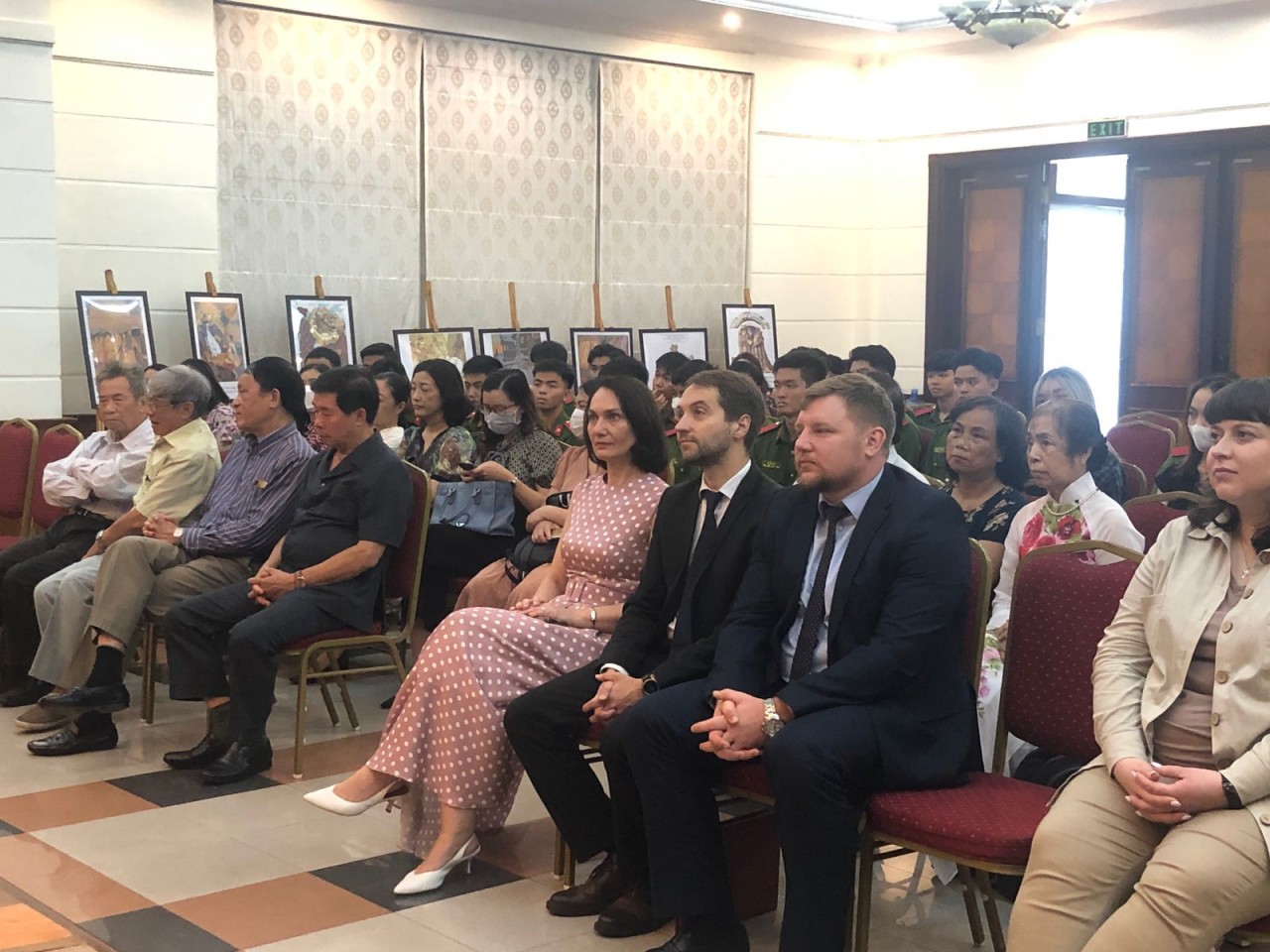 Các khách mời tham dự lễ kỷ niệm. Ảnh: TTKH&VH Nga tại Hà Nội
