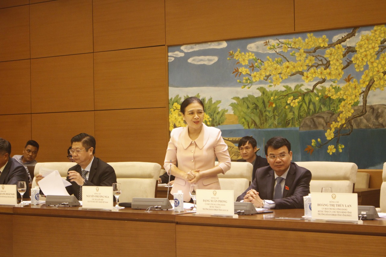 Đại sứ Nguyễn Phương Nga phát biểu tại cuộc gặp mặt. Ảnh: Thành Luân