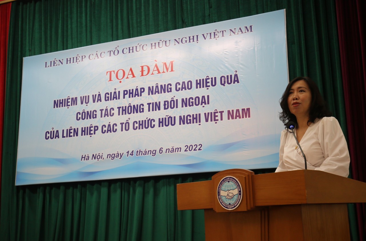 Nâng cao hiệu quả công tác thông tin đối ngoại của Liên hiệp các tổ chức hữu nghị Việt Nam