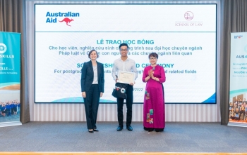 Australia trao học bổng pháp luật về quyền con người cho học viên Việt Nam