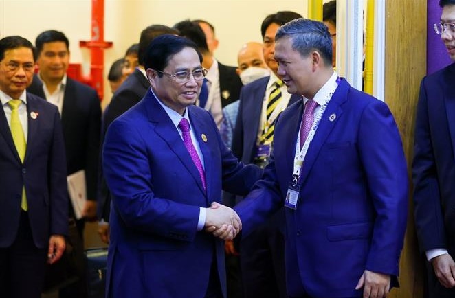 Thủ tướng tiếp Đại tướng Hun Manet, Phó Tổng tư lệnh Quân đội Hoàng gia Campuchia