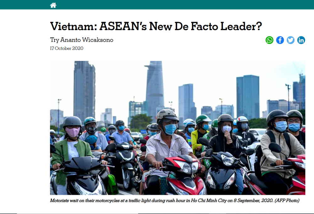 The ASEAN Post đánh giá cao vai trò của Việt Nam trên cương vị Chủ tịch ASEAN 2020