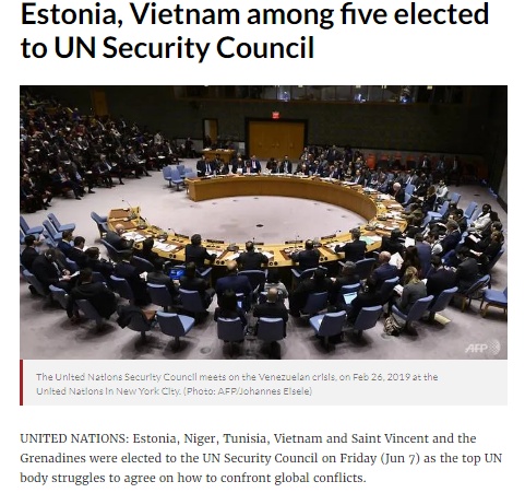 Hàng loạt báo quốc tế đưa tin Việt Nam trúng cử vào HĐBA