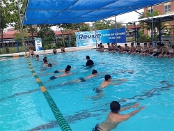 Save the Children xây 3 bể bơi cho trẻ em huyện Bình Sơn (Quảng Ngãi)