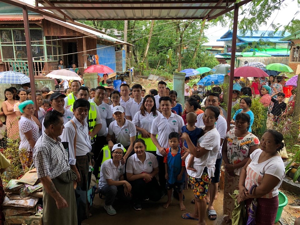 Người Việt tại Myanmar chung tay cứu trợ người dân Bang Mon bị thiệt hại do lũ lụt