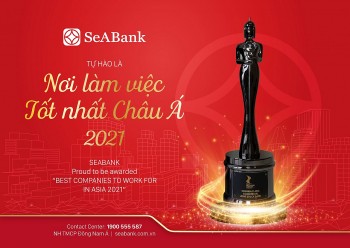 SeABank tự hào là nơi làm việc tốt nhất Châu Á 2021 SeABank tự hào là nơi làm việc tốt nhất Châu Á 2021