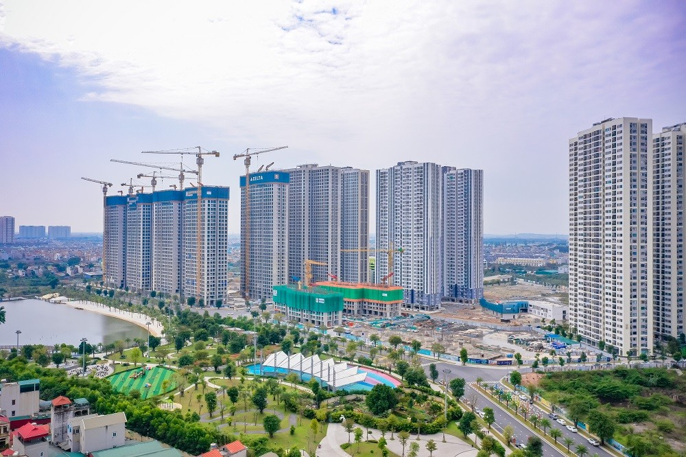 Imperia Smart City thi công khẩn trương phân khu mới The Mirae Park