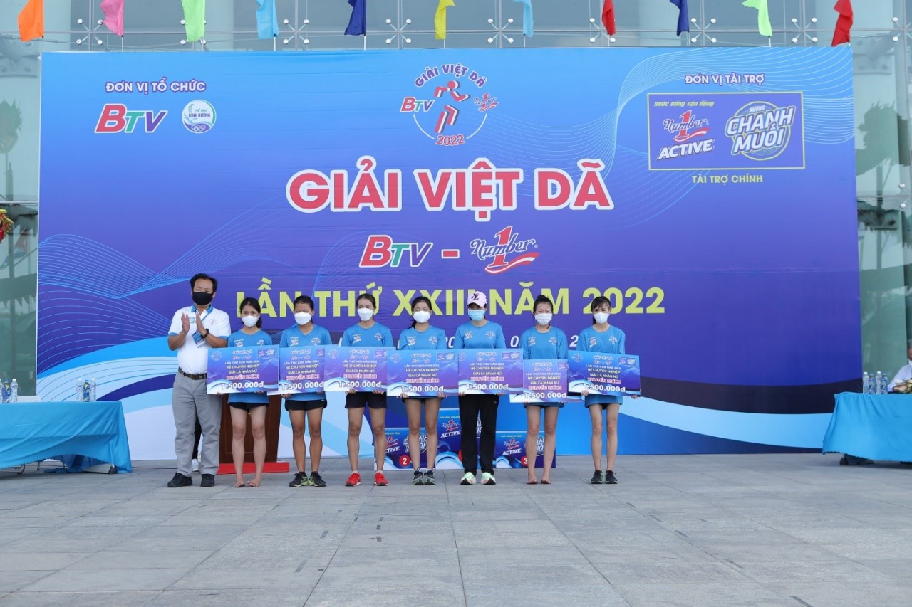 Các chân đua tranh tài tại giải Việt dã BTV - Number 1 lần thứ 23 cùng Number 1 Active