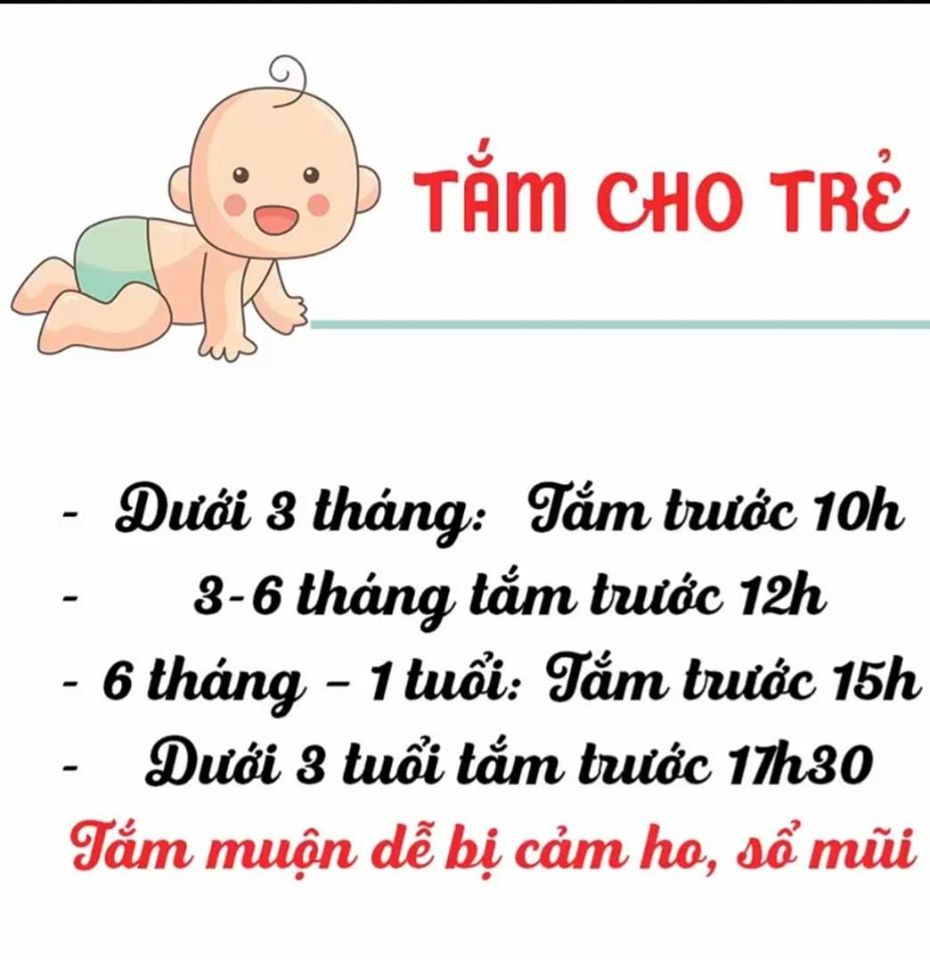 Tiết lộ khung giờ tắm cho trẻ sơ sinh tốt nhất tại nhà!