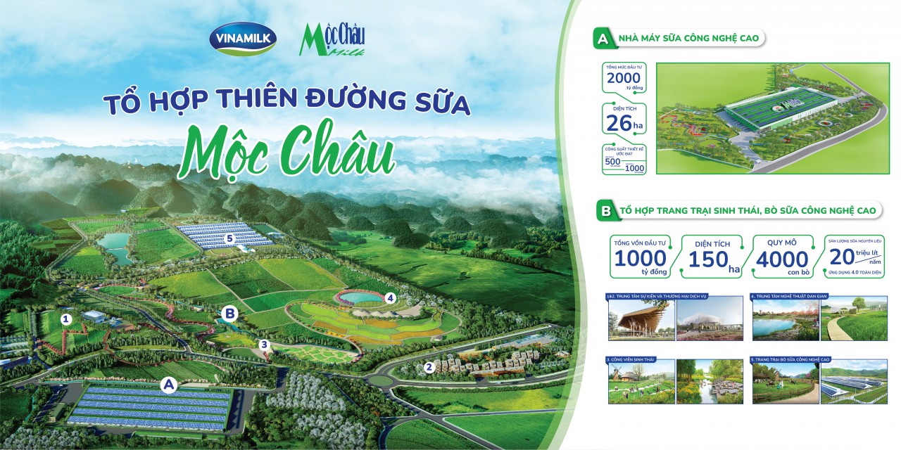 Hé lộ hình ảnh Thiên đường sữa tại Mộc Châu - kỳ quan tương lai ...