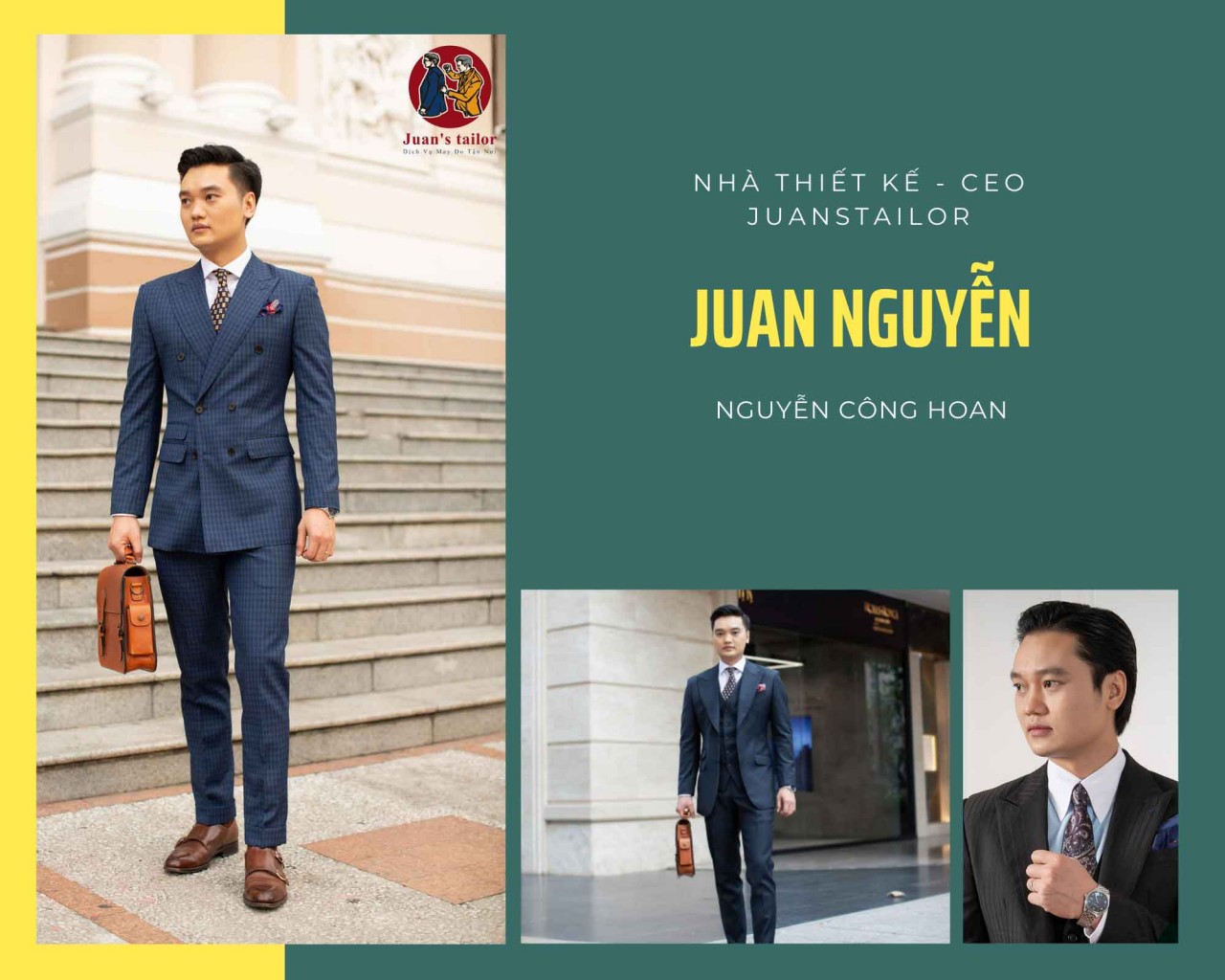 NTK Nguyễn Công Hoan chia sẻ những yếu tố khác biệt tại Juan's Tailor so với may đo truyền thống