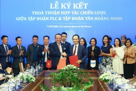 Tập đoàn FLC và Tân Hoàng Minh ký kết hợp tác chiến lược