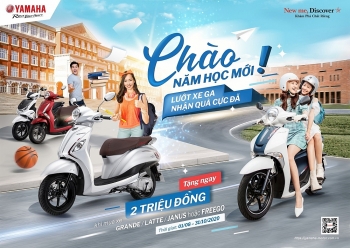 Ưu đãi siêu “khủng” mùa tựu trường: Nhận ngay 2 triệu đồng khi mua xe tay ga Yamaha