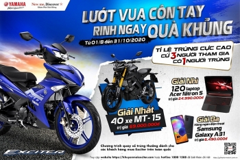 Khuyến mãi “khủng” với tỷ lệ trúng cao dành cho khách hàng Yamaha Exciter