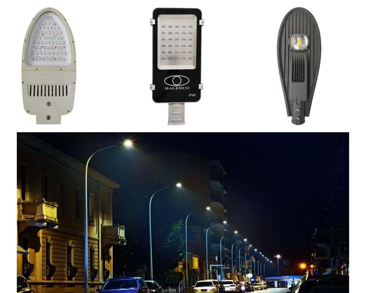 Đèn đường LED HALEDCO chiếu sáng thông minh, tiết kiệm điện, tuổi thọ cao