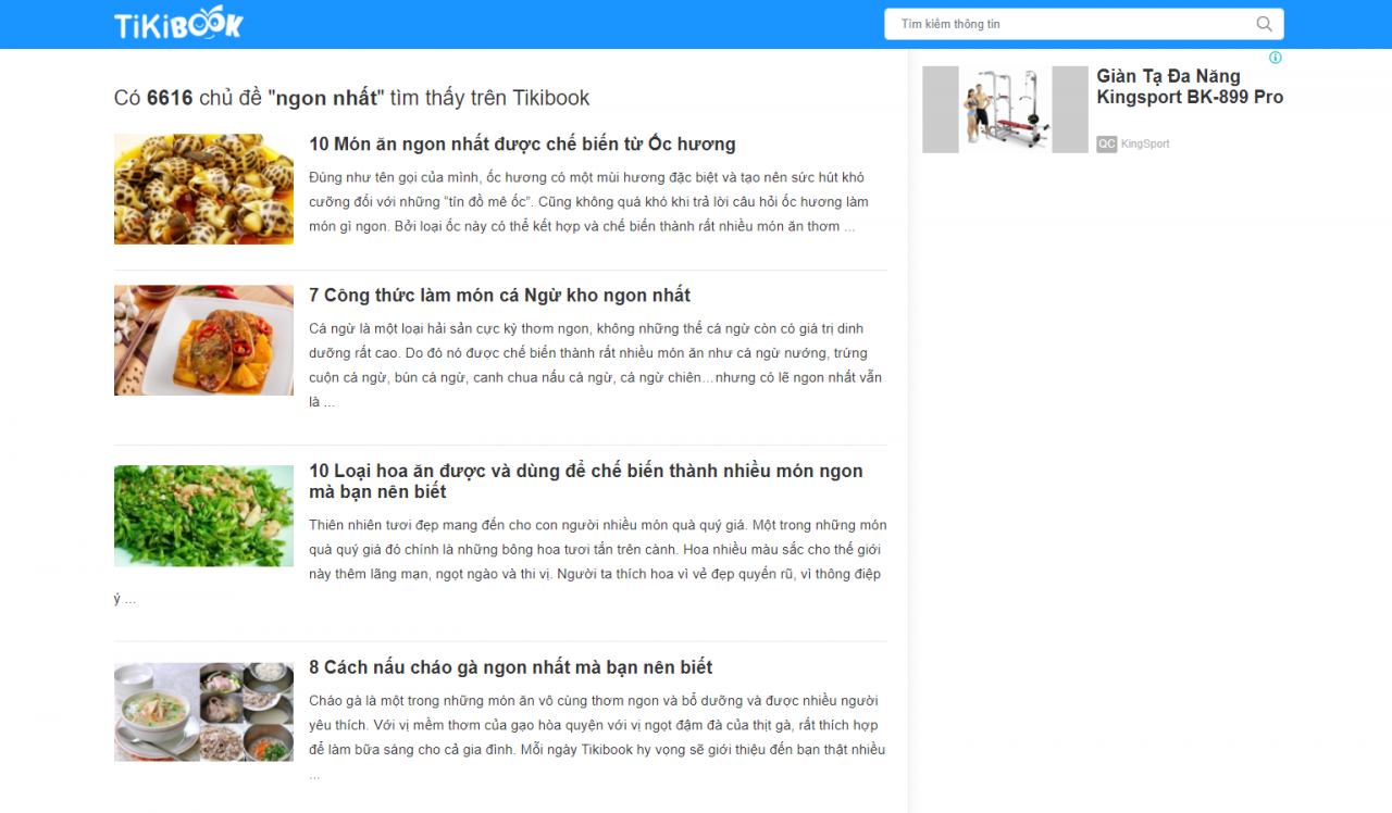Khám phá Tikibook - Trang web đánh giá chia sẻ thông tin đa lĩnh vực