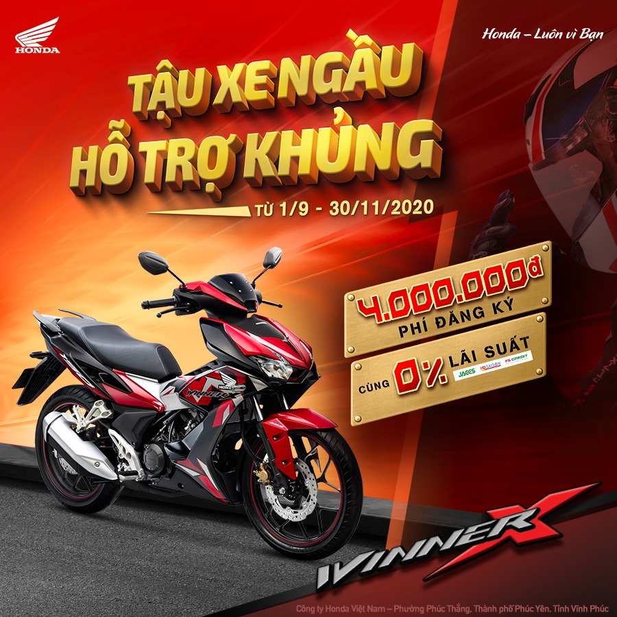 Tự hào lan tỏa chất X cùng ưu đãi xe côn tay khủng mùa cuối năm 2020