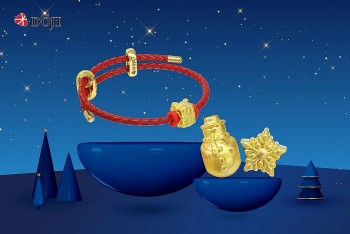 Charm vàng 24K DOJI hút khách mùa lễ hội