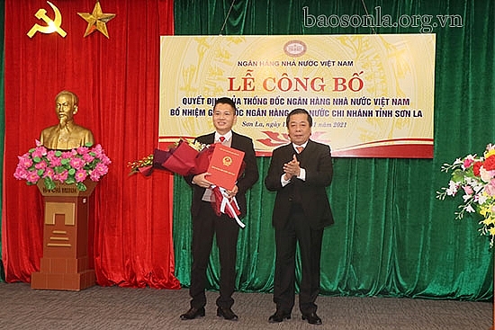 Ông Trịnh Công Văn được bổ nhiệm làm Giám đốc NHNN tỉnh Sơn La (Ảnh: Báo Sơn La)