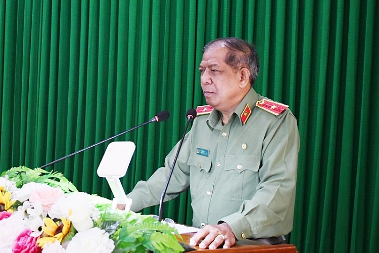 Thiếu tướng Kiên Rịnh, tân Phó Giám đốc Công an tỉnh Trà Vinh
