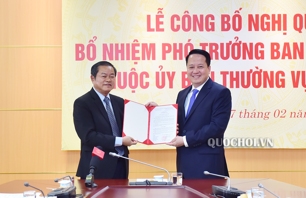 nhan su moi uy ban thuong vu quoc hoi ban to chuc trung uong