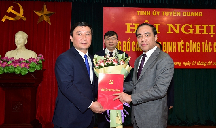 Tuyên Quang, Nghệ An, Bình Thuận bổ nhiệm lãnh đạo mới