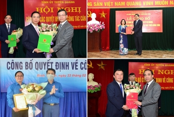 Tuyên Quang, Nghệ An, Bình Thuận bổ nhiệm lãnh đạo mới