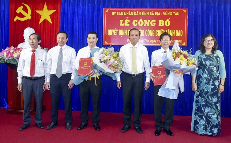 Khánh Hòa, Nam Định, Bà Rịa - Vũng Tàu bổ nhiệm nhân sự mới