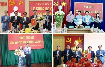 Hà Tĩnh, Quảng Trị, Bình Thuận bổ nhiệm hàng loạt lãnh đạo mới