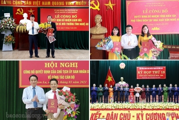 Nghệ An, Hà Tĩnh, Sơn La bổ nhiệm hàng loạt lãnh đạo mới