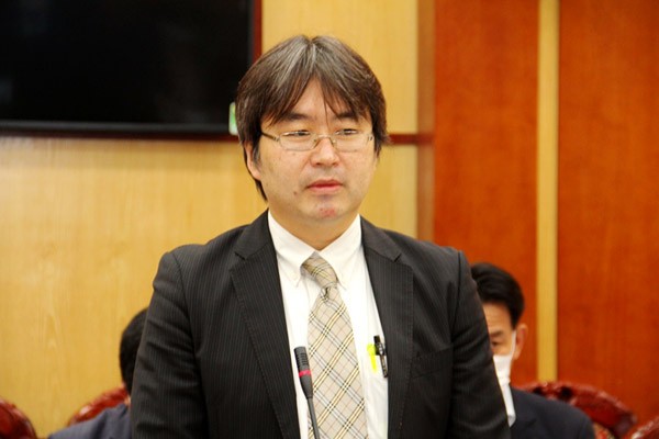 Ngài Yamamoto Kohei phát biểu tại buổi làm việc