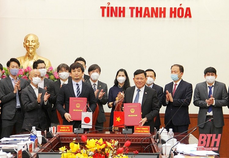 ký kết thỏa thuận hợp tác giữa UBND tỉnh Thanh Hóa với Công ty TNHH Biomass Fuel Nghi Sơn