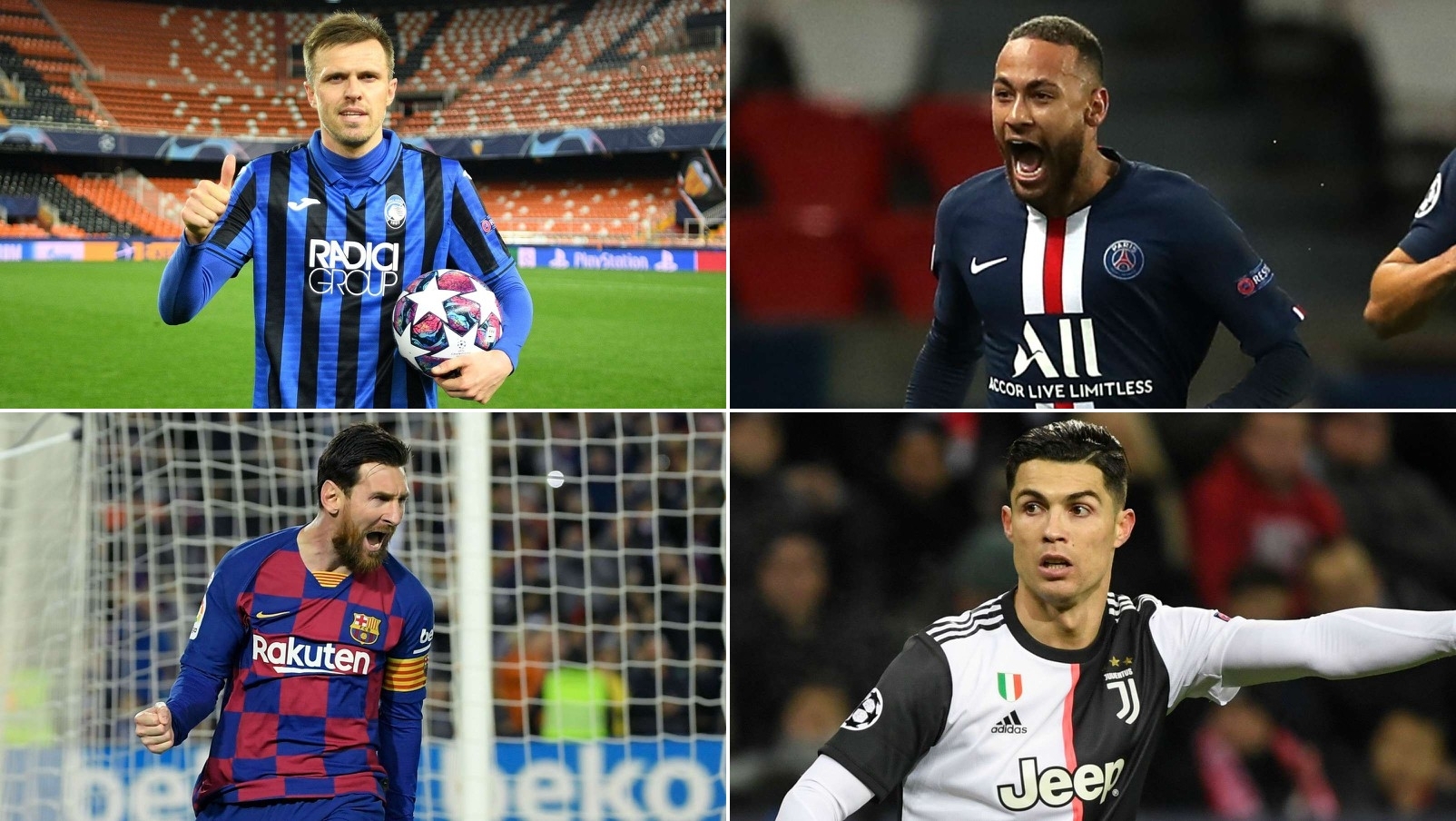 messi ronaldo o dau trong top 10 tien dao ghi ban dinh nhat chau au