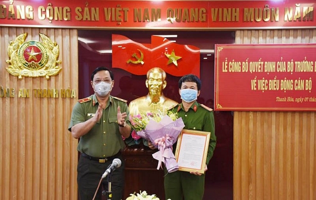 dieu dong bo nhiem pho giam doc cong an nam dinh binh thuan thanh hoa