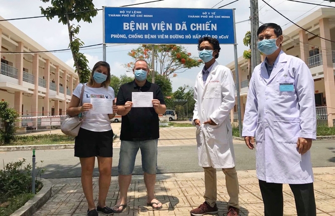 Thêm 3 bệnh nhân nước ngoài được điều trị COVID-19 thành công