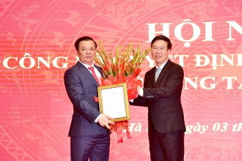 Tân Bí thư Thành ủy Hà Nội Đinh Tiến Dũng chính thức nhậm chức