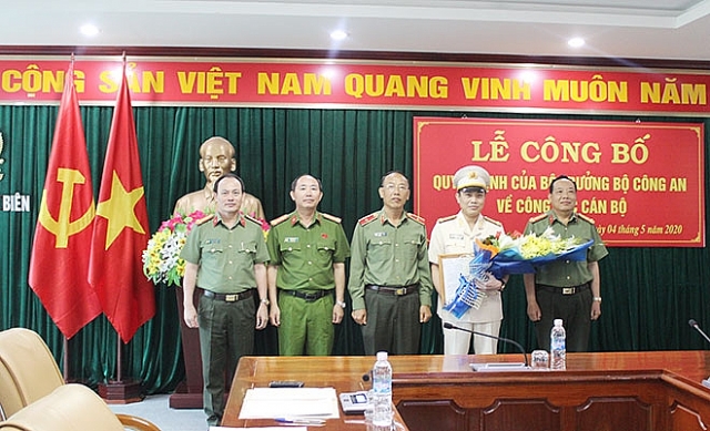 dieu dong bo nhiem lanh dao cong an dien bien ninh thuan kien giang