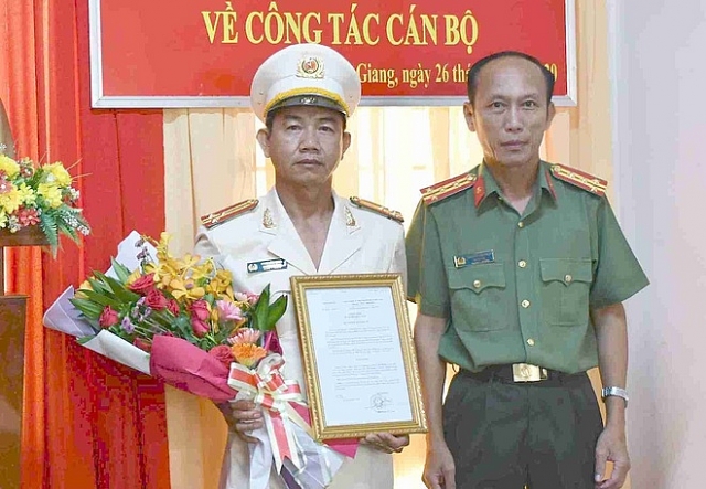 bo nhiem lanh dao moi cong an dong thap tien giang