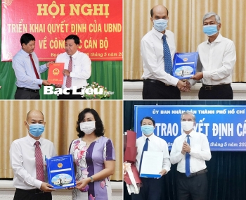 Bổ nhiệm nhân sự lãnh đạo mới tại TP.HCM và Bạc Liêu
