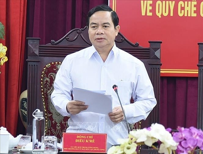 Ông Điểu K'Ré giữ chức Phó Bí thư Tỉnh ủy Đắk Nông