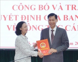 ban bi thu bo nhiem tan pho truong ban dan van trung uong