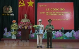 bo cong an bo nhiem tan giam doc cong an cao bang