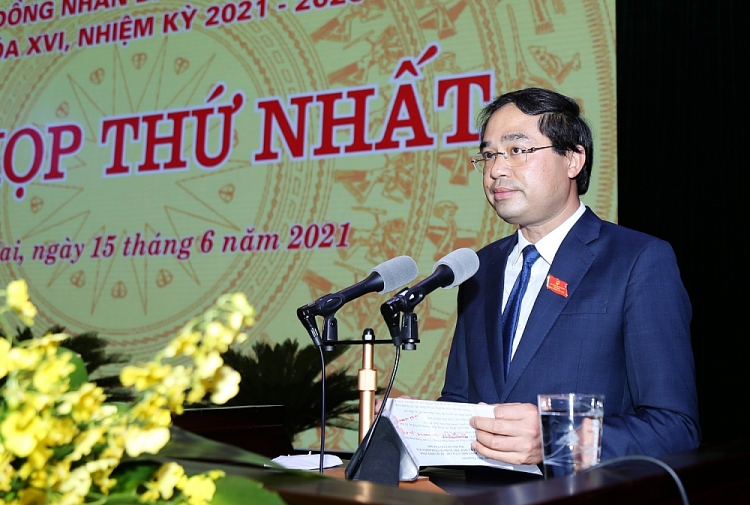 Ông Trịnh Xuân Trường tái đắc cử Chủ tịch UBND tỉnh Lào Cai (Ảnh: Báo Lào Cai)