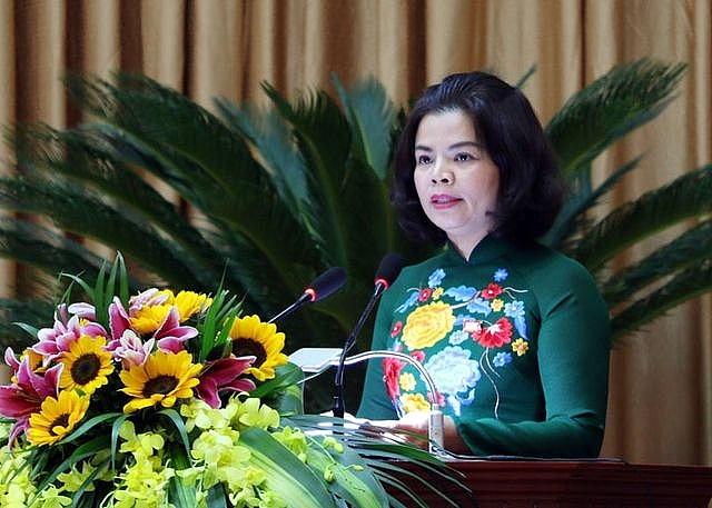 Bà Nguyễn Hương Giang tái đắc cử Chủ tịch UBND tỉnh Bắc Ninh (Ảnh: Báo Bắc Ninh)