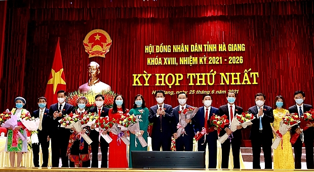 Hà Giang: Chủ tịch HĐND và UBND tái đắc cử nhiệm kỳ mới