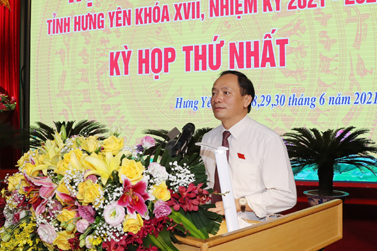 Ông Trần Quốc Văn tái đắc cử Chủ tịch UBND tỉnh Hưng Yên