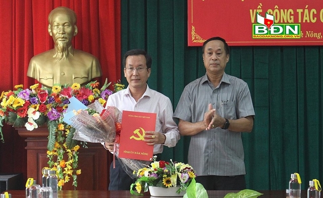 dak nong quang tri tay ninh bo nhiem nhan su lanh dao moi