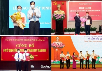 Loạt nhân sự lãnh đạo mới được bổ nhiệm tại TP.HCM, Đà Nẵng và Quảng Ninh